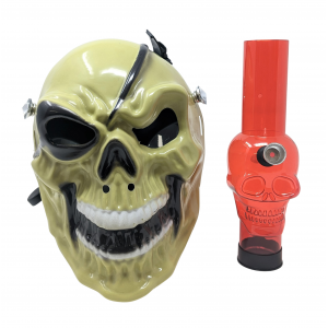 Character Gas Mask In Gift Box With Acrylic Pipe - [GM-PIS1]
